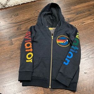Kids Aviator Nation Zipper Up